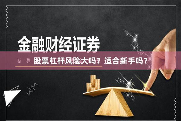 股票杠杆风险大吗？适合新手吗？